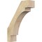 Ekena Millwork 6"W x 20"D x 28"H Merced Rough Sawn Knee Brace, Douglas Fir BRC06X20X28MRC00RDF - alternate 1